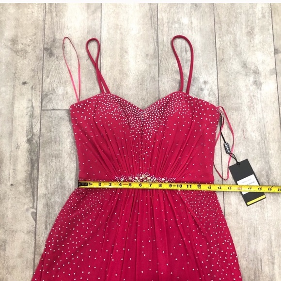 BNWT La Femme beaded gown - Picture 10 of 11